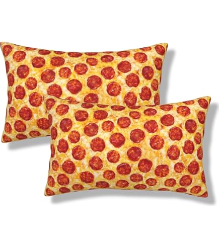 Amazon.com: AIMSTONG Pepperoni Pizza Body Pillow Cover Funny Food